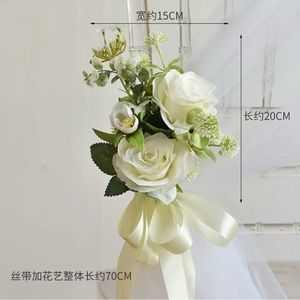 Artificial chair flower deco for wedding (bundle)